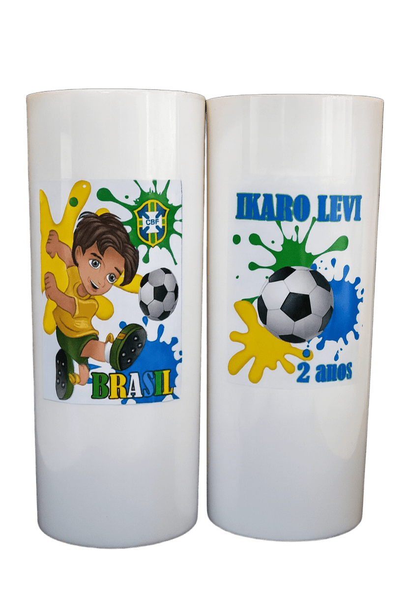 Kit 20 Copos Long Drink Personalizados – Branco Clássico