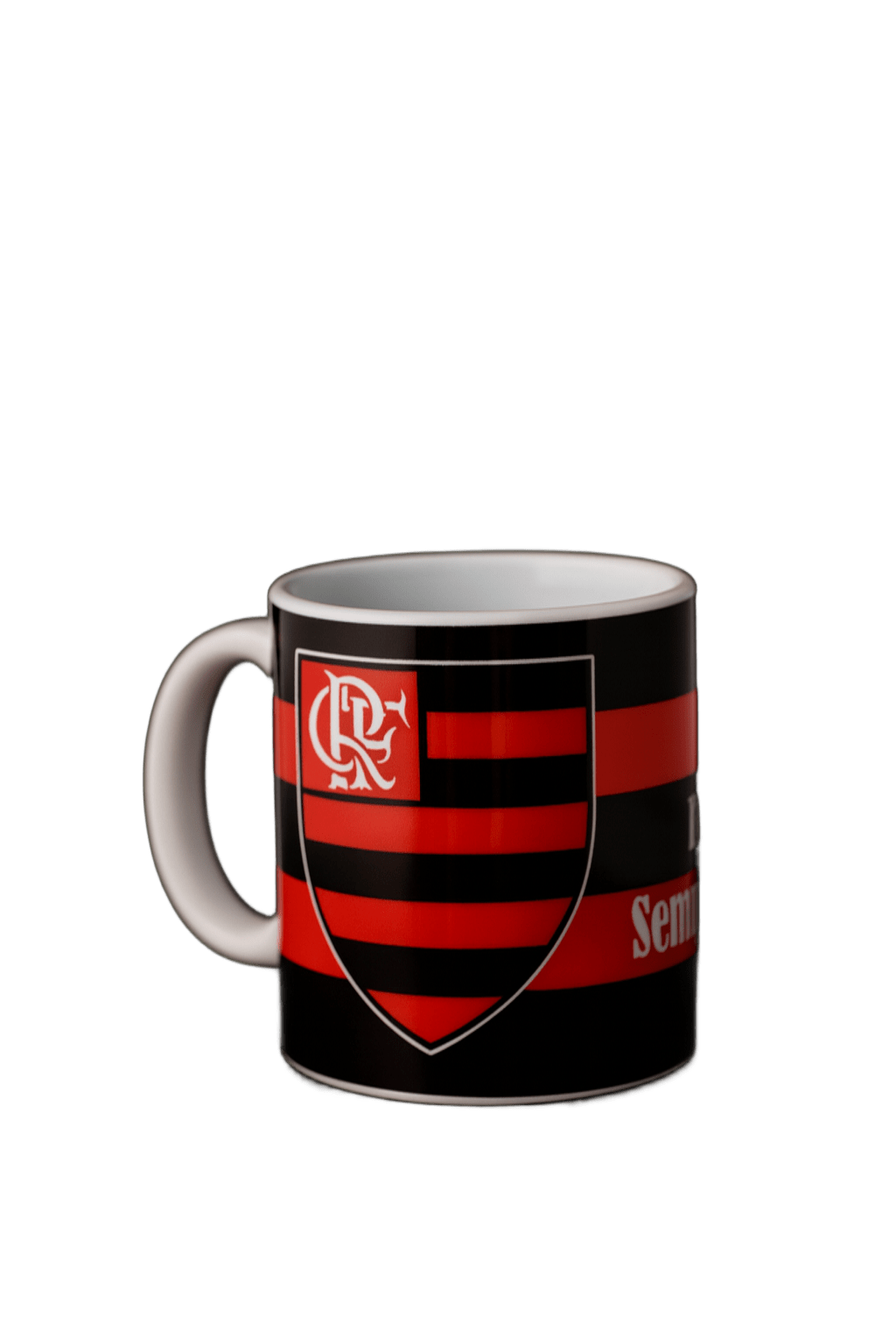 Caneca de porcelana do Flamengo