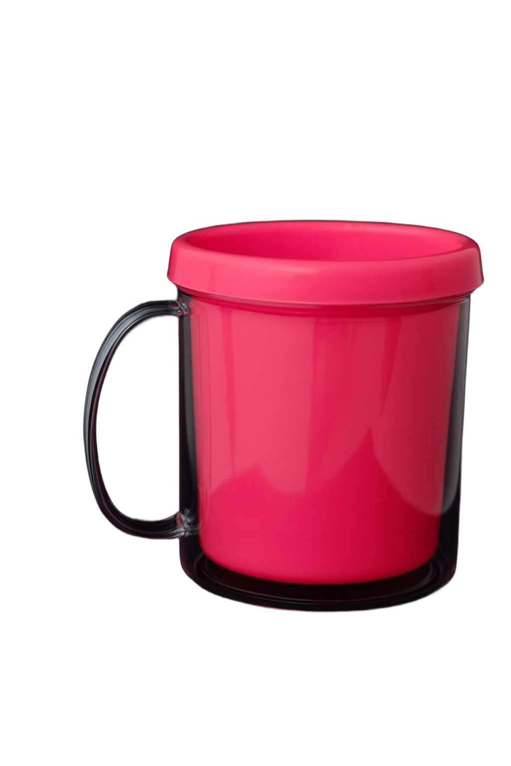 Caneca de acrílico rosa