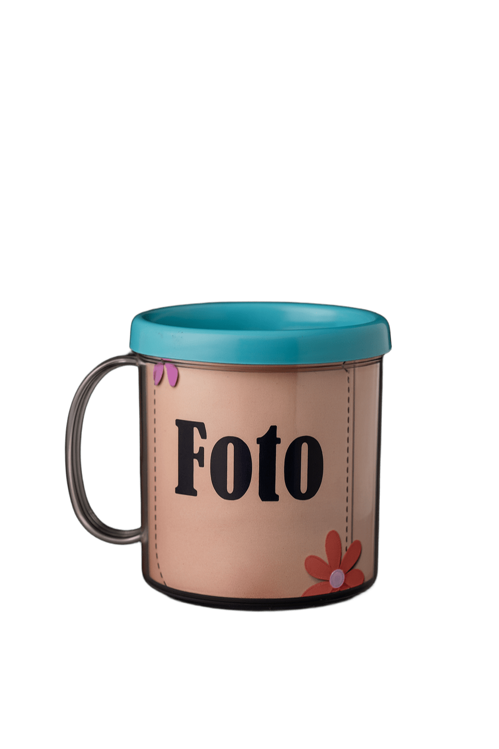 Caneca de acrílico azul