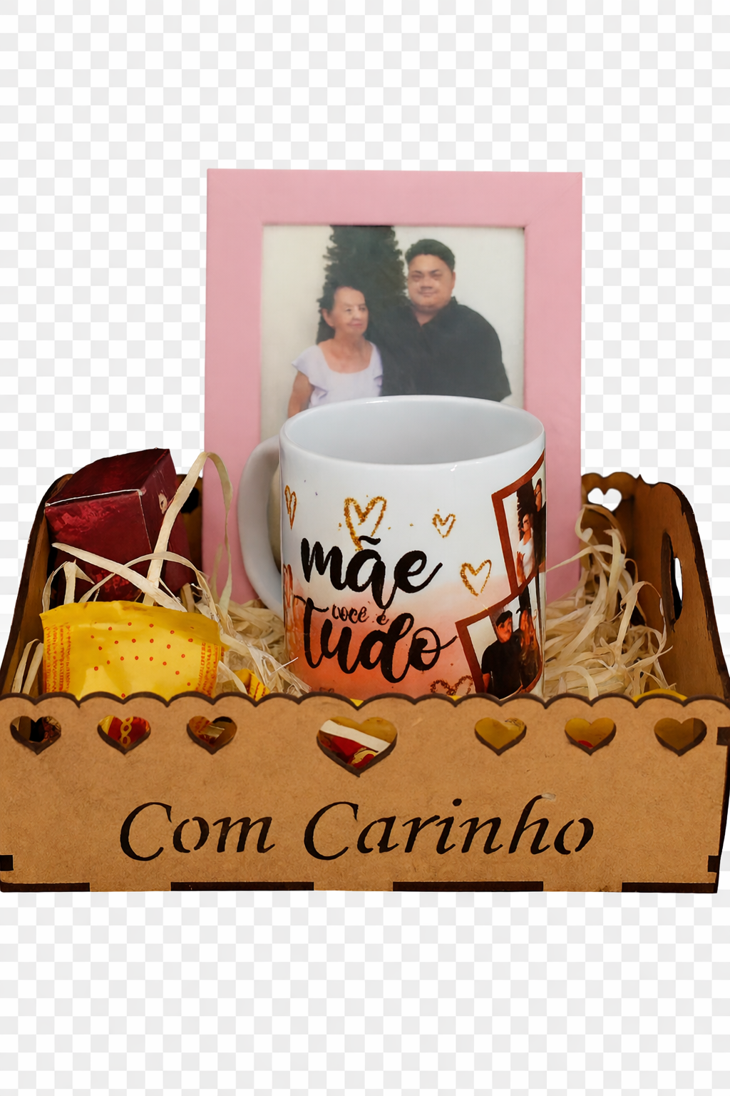 Kit Presente Com Carinho - Caneca & Moldura