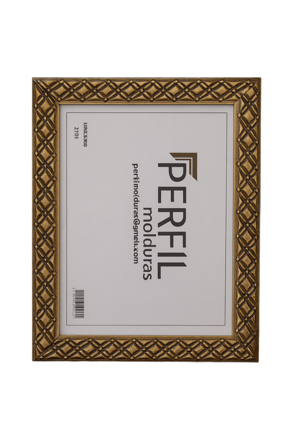 Moldura Borda Dourada