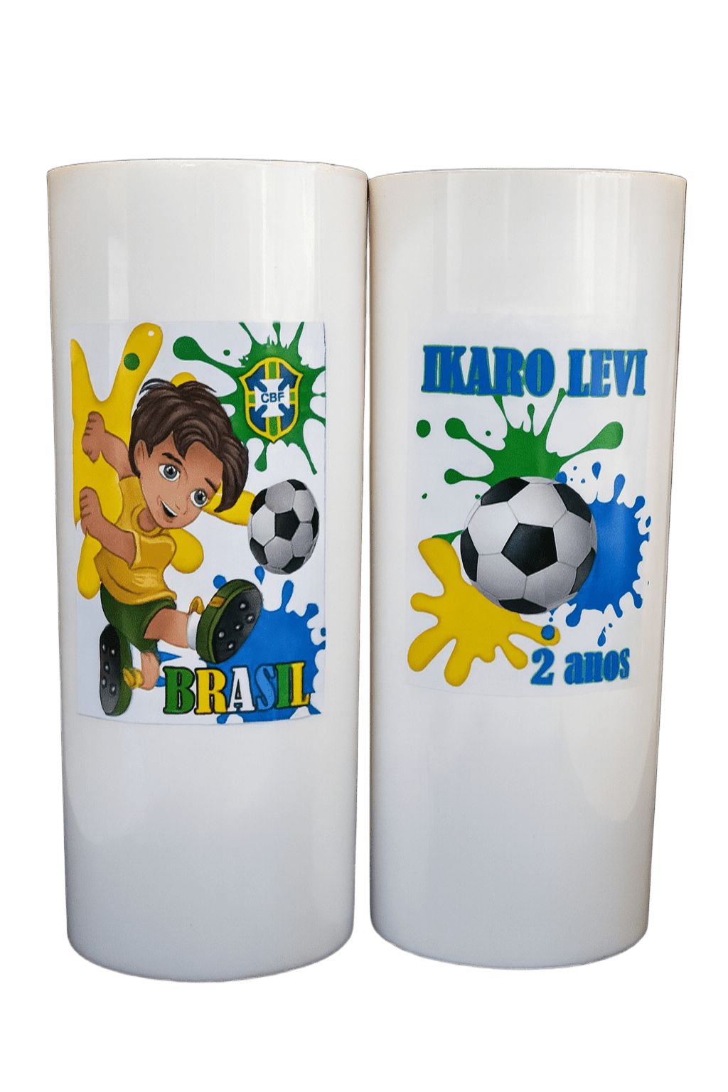 Kit 20 Copos Long Drink Personalizados – Branco Clássico